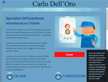 Tablet Screenshot of carlodelloro.com